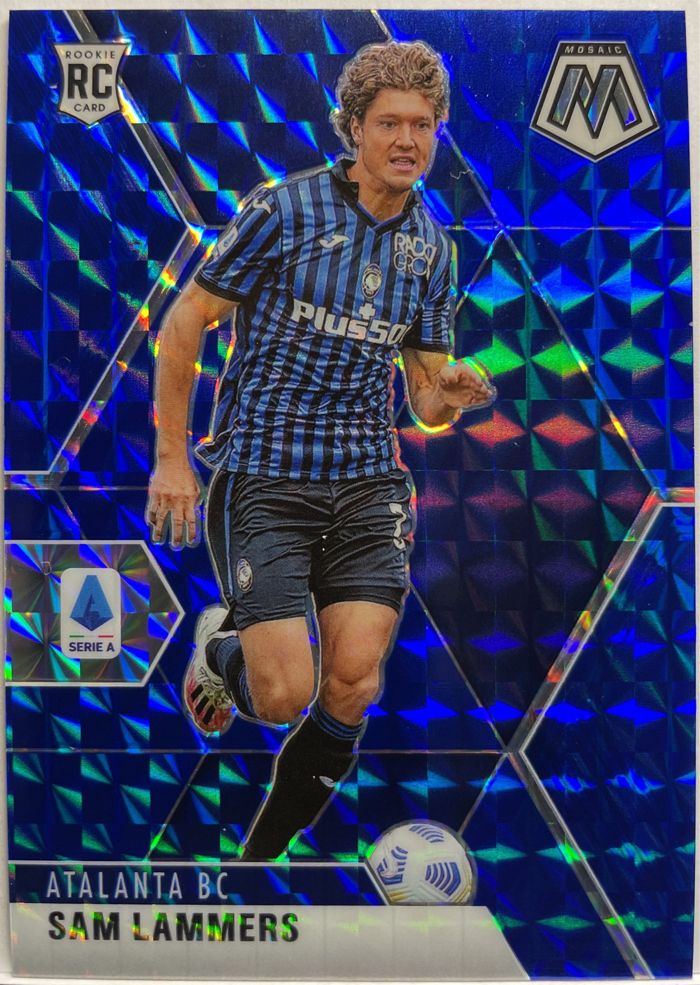 Sam Lammers 92/99 Rookie Blue Mosaic Serie A 2020/21