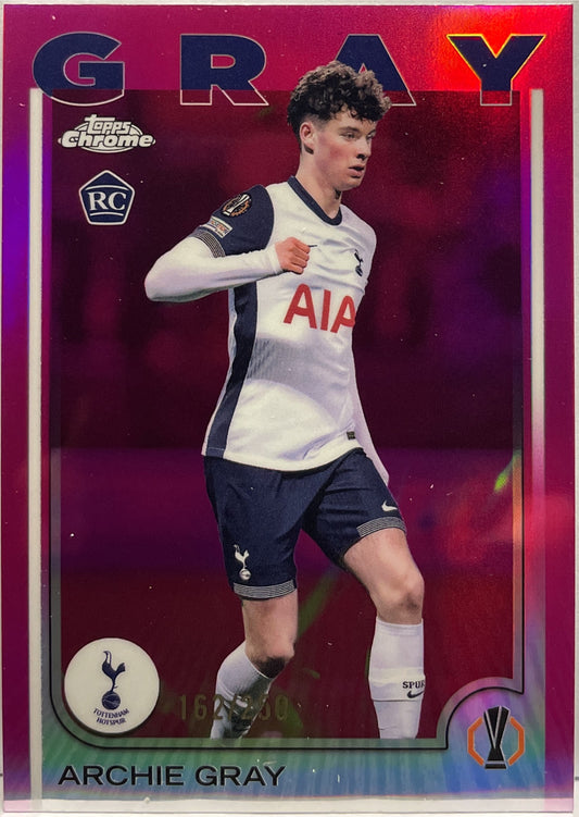 Archie Gray 162/250 Rookie Pink Topps Chrome UCC 2024/25