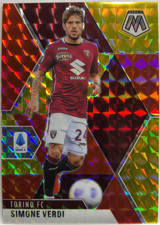 Simone Verdi 53/88 Red/Gold Choice T-Mall Mosaic Serie A 2020/21