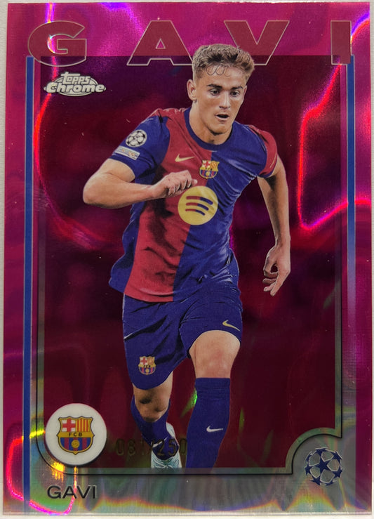 Gavi 81/250 Pink Lava Topps Chrome UCC 2024/25