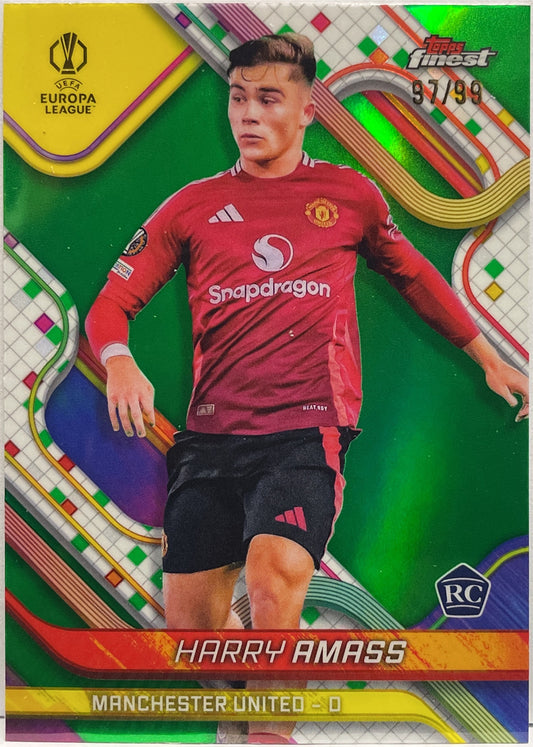 Harry Amass 97/99 Rookie Green Topps Finest UCC 2024/25