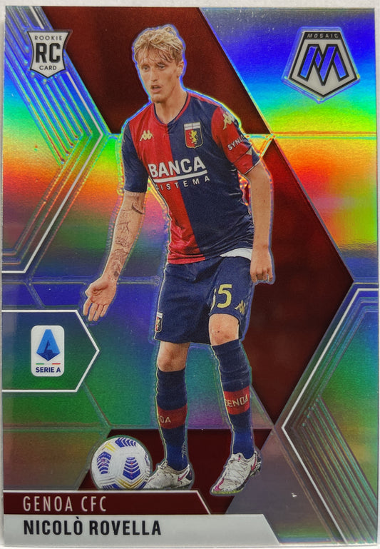 Nicolo Rovella Rookie Silver Holo Mosaic Serie A 2020/21