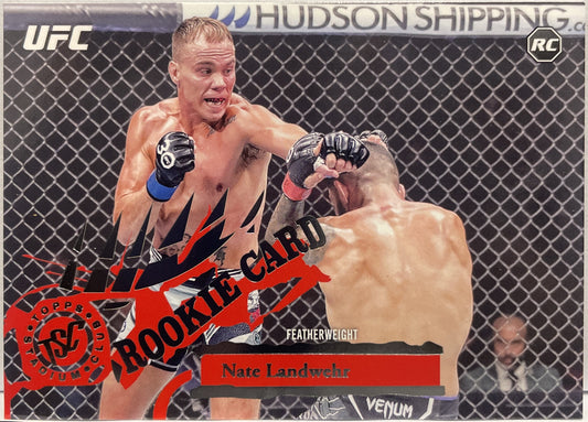 Nate Landwehr Rookie Design Variation Topps Stadium UFC 2025