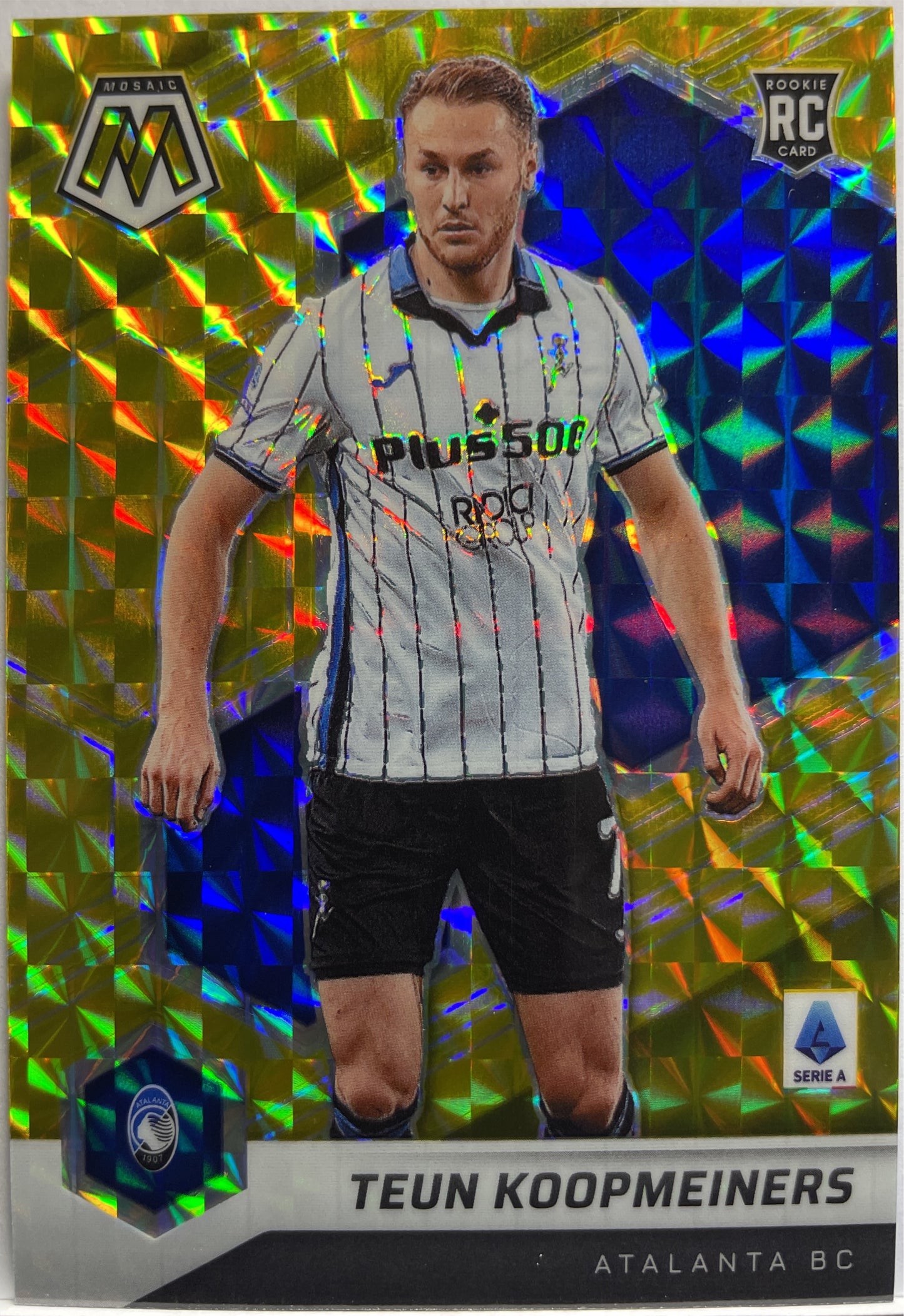 Teun Koopmeiners 1/10 Rookie Gold Mosaic Serie A 2021/22