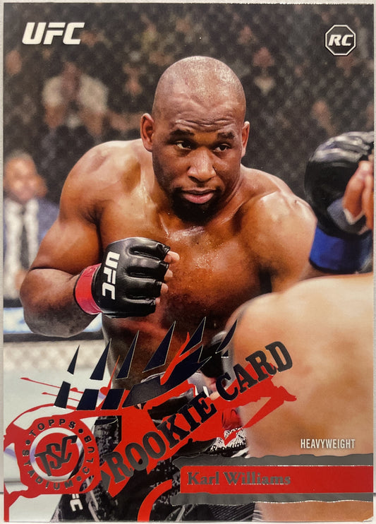 Karl Williams Rookie Design Variation Topps Stadium UFC 2025