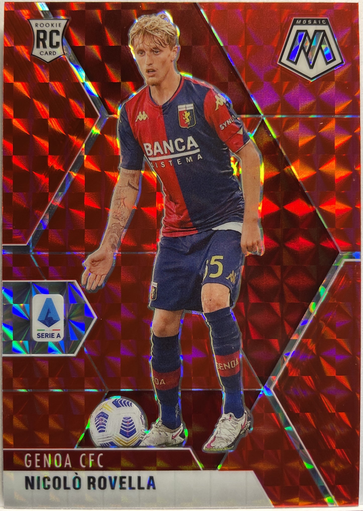 Nicolo Rovella Rookie Red Mosaic Serie A 2020/21