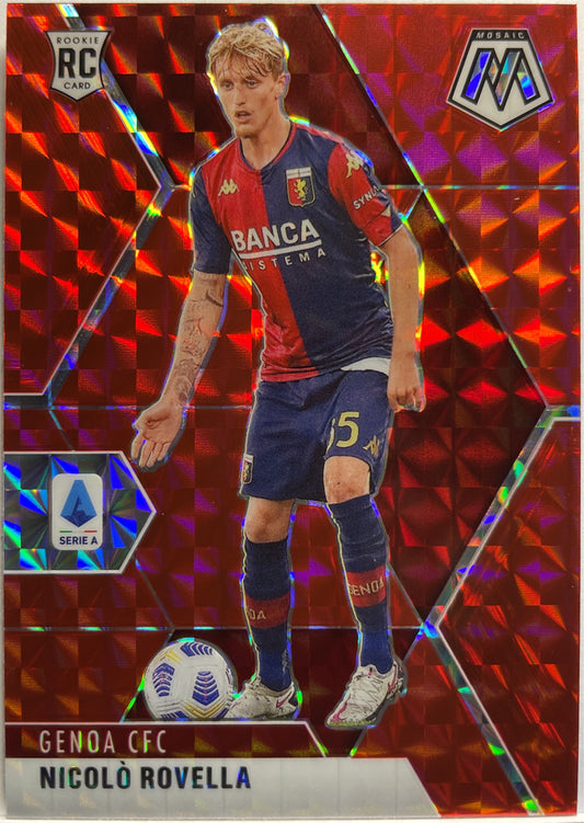 Nicolo Rovella Rookie Red Mosaic Serie A 2020/21