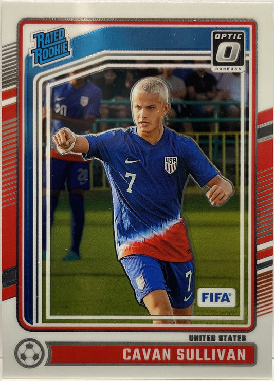 Cavan Sullivan Rated Rookie Optic Donruss Fifa 2024/25