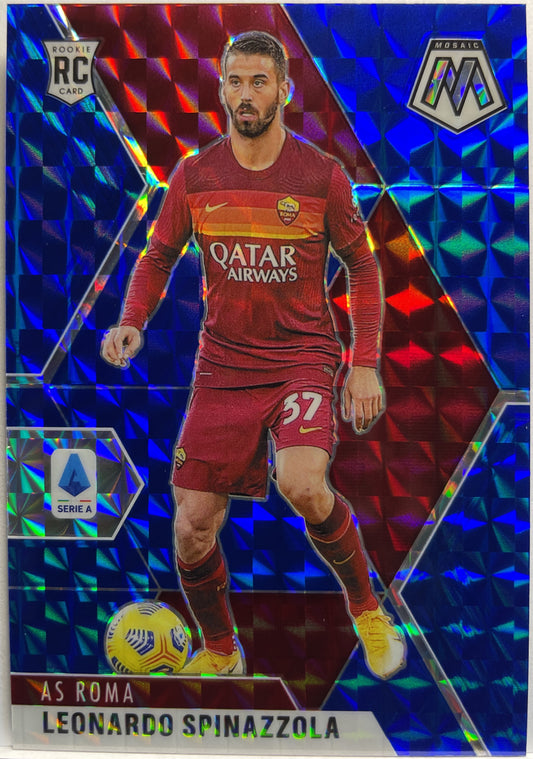 Leonardo Spinazzola 49/99 Rookie Blue Mosaic Serie A 2020/21