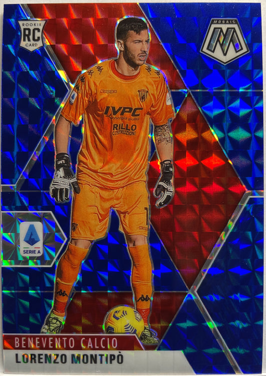 Lorenzo Montipo 33/99 Rookie Blue Mosaic Serie A 2020/21