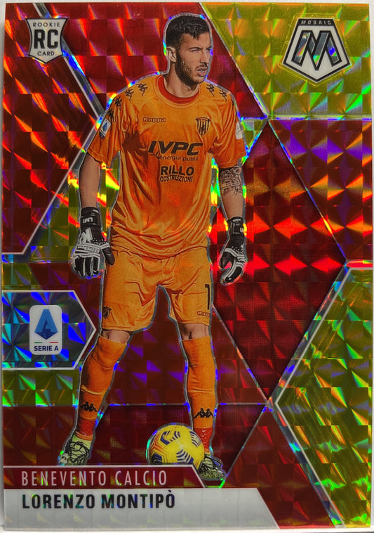 Lorenzo Montipo 87/88 Rookie Red/Gold Choice T-Mall Mosaic Serie A 2020/21