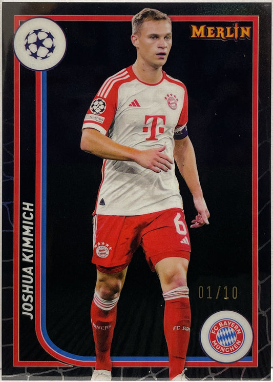 Joshua Kimmich 1/10 Black Topps Chrome Merlin 2023/24