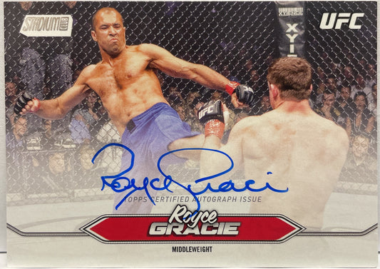 Royce Gracie Autograph On Card Topps Stadium UFC 2025