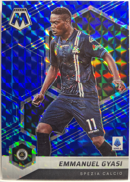 Emmanuel Gyasi 57/99 Blue Mosaic Serie A 2021/22