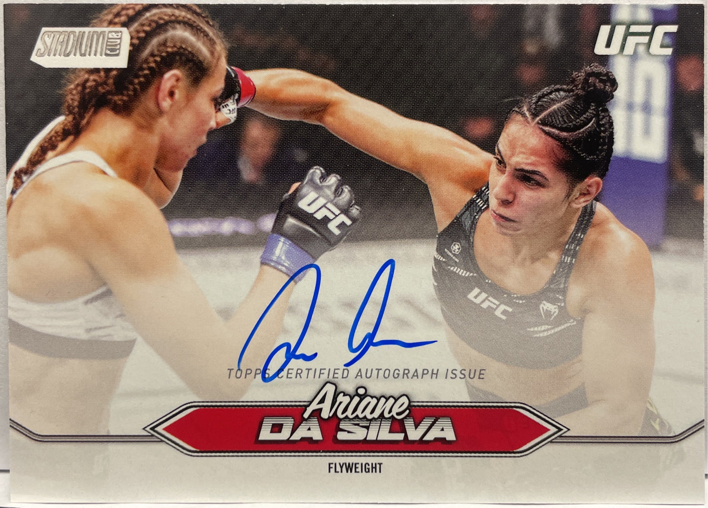 Ariane Da Silva Autograph On Card Topps Stadium UFC 2025