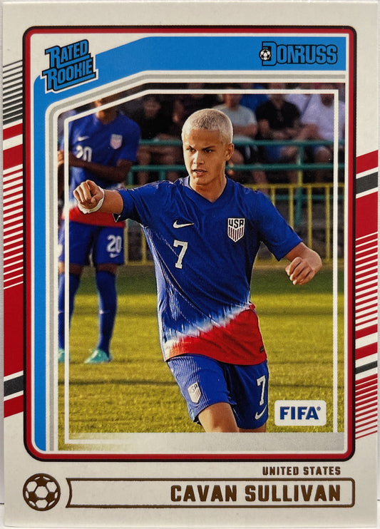 Cavan Sullivan Rated Rookie Donruss Fifa 2024/25