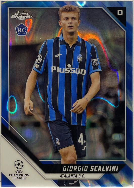 Giorgio Scalvini Rookie Blue Lava Topps Chrome UCL 2021/22