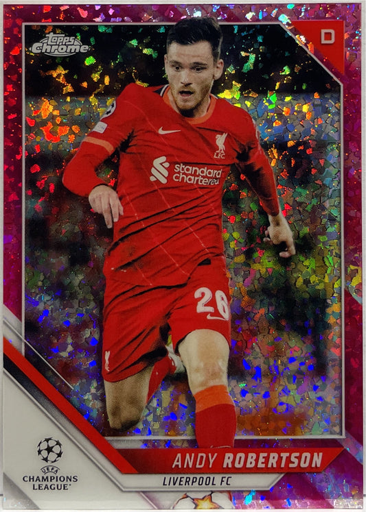 Andy Robertson 152/175 Pink Mini Diamond Topps Chrome UCL 2021/22
