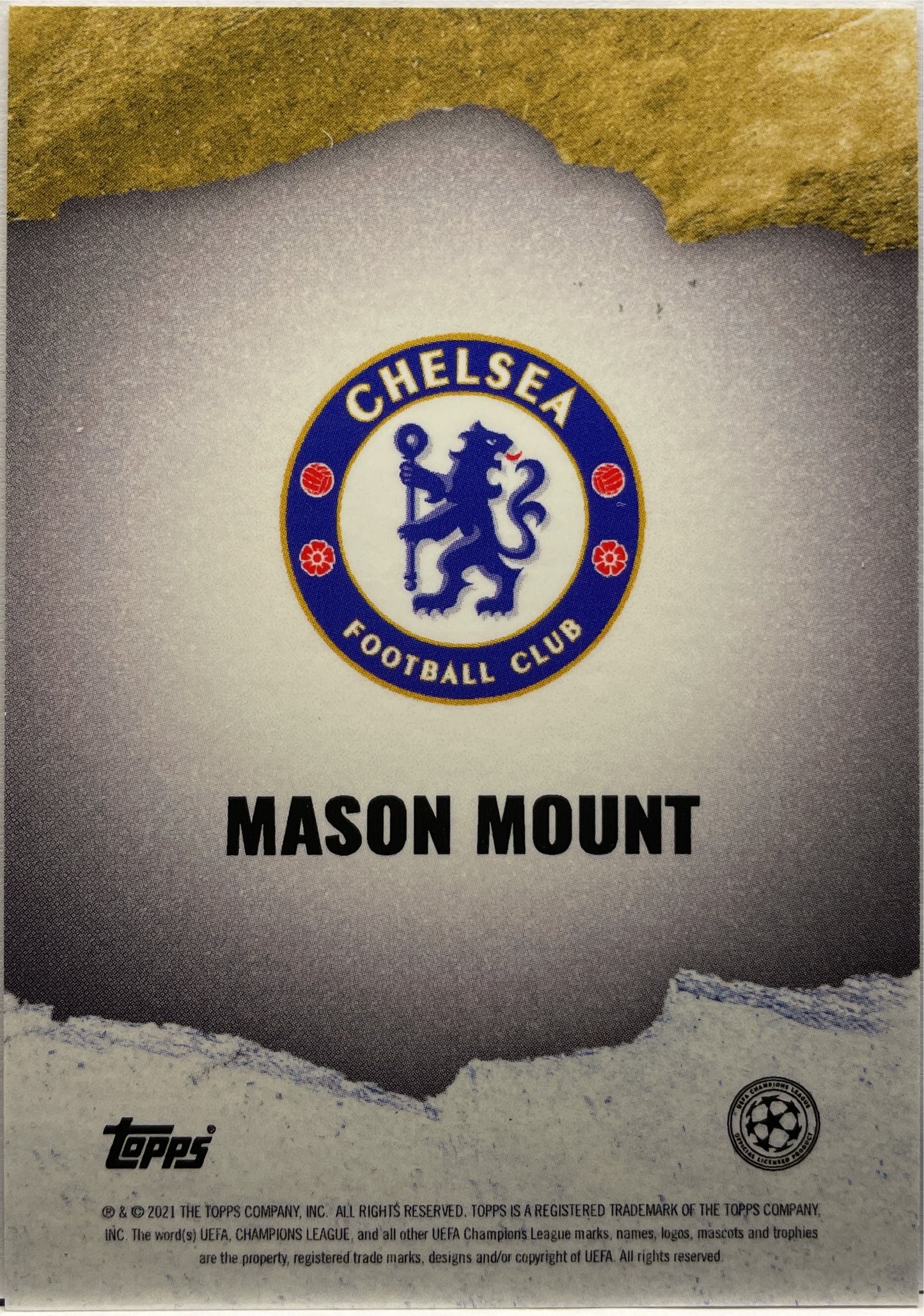 Mason Mount 23/25 Autograph Topps Gold 2020/21