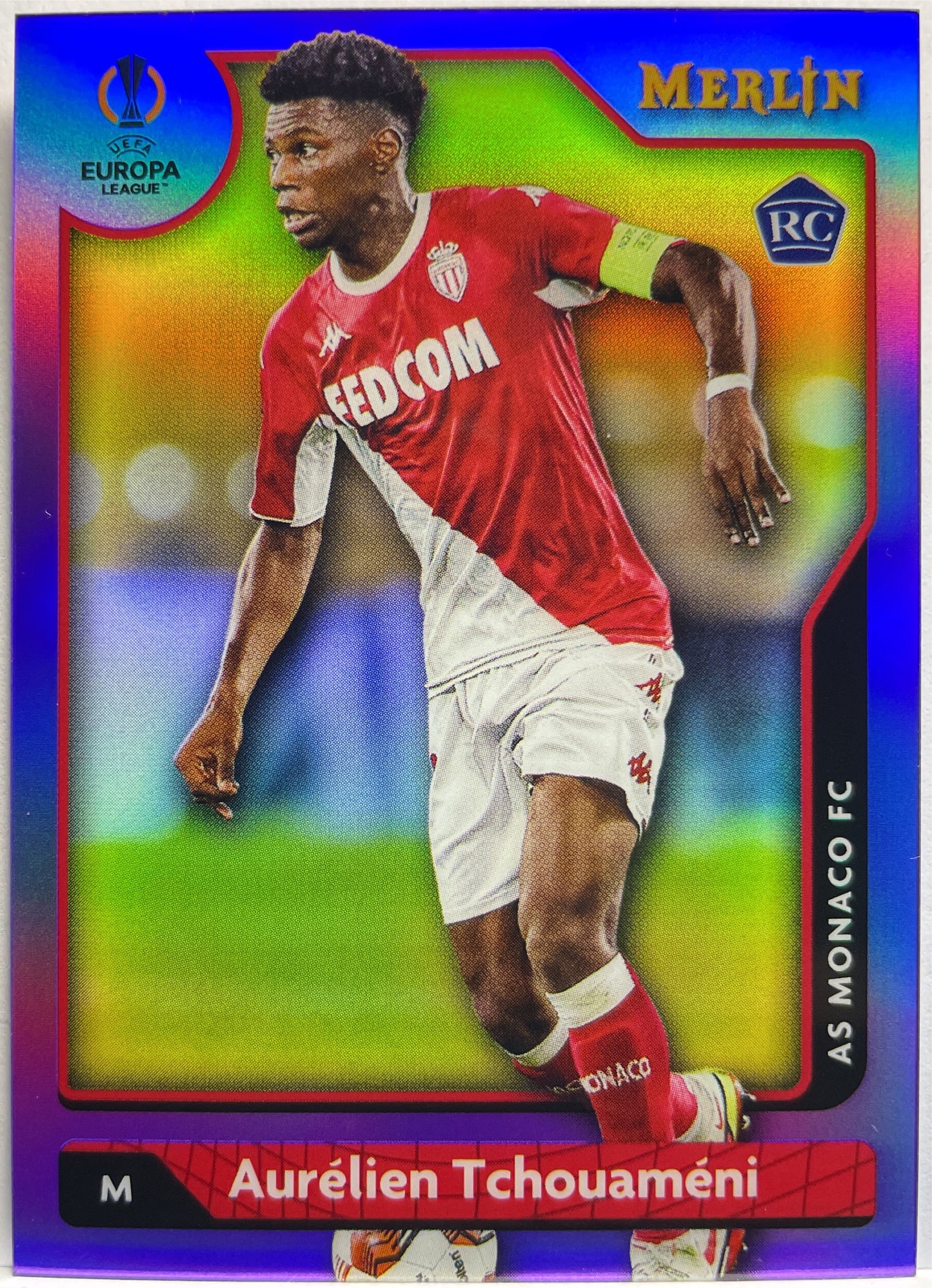 Aurelien Tchouameni 9/15 Rookie Topps Chrome Merlin 2021/22