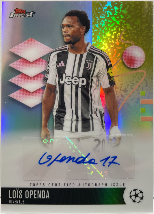 Lois Openda Autograph Topps Finest UCC 2025/26