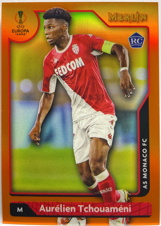 Aurelien Tchouameni 23/25 Rookie Topps Chrome Merlin 2021/22