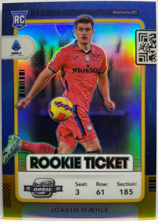 Joakim Maehle 10/10 Rookie Ticket Panini Chronicles 2021/22