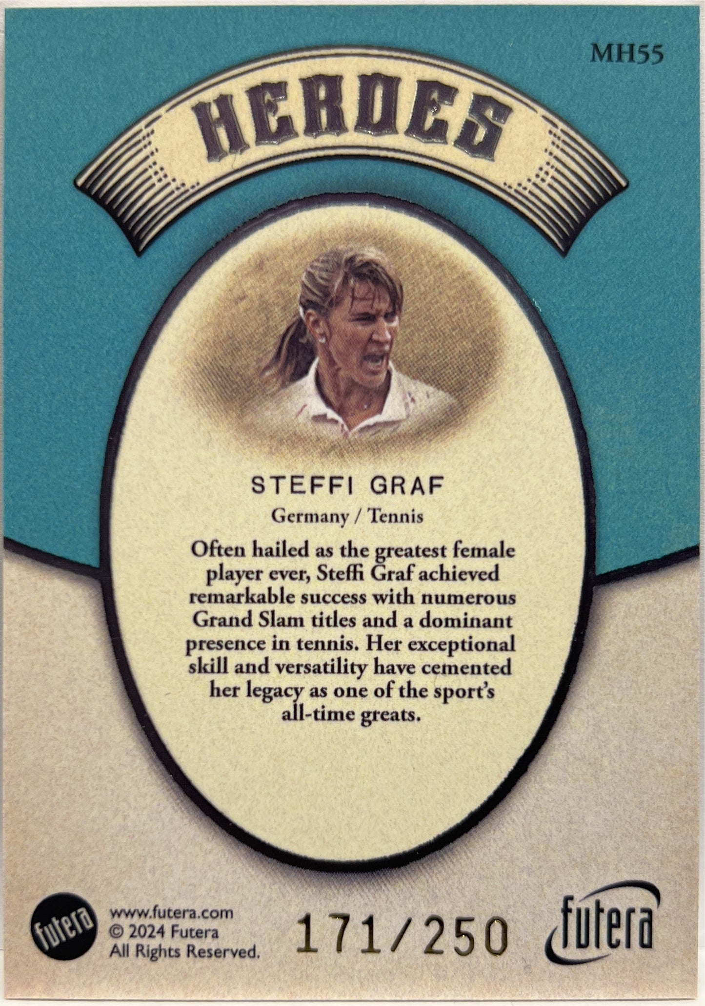 Steffi Graf 171/250 Heroes Futera Vintage Multi Sport 2024