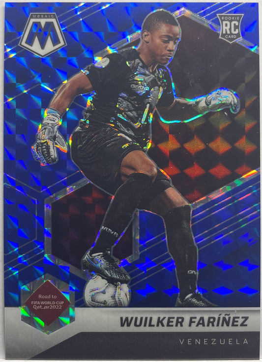 Wuilker Farinez 96/99 Rookie Blue Mosaic Road To Qatar 2021/22