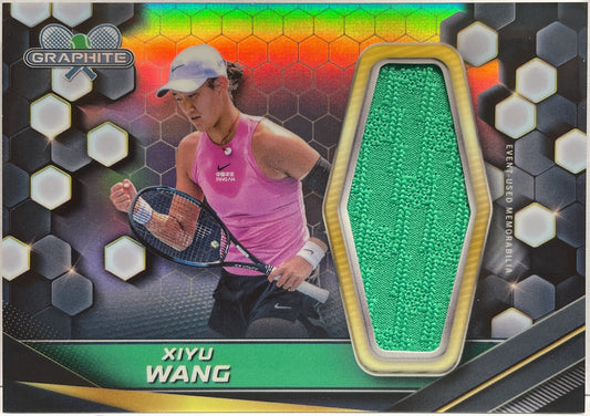 Xiyu Wang Patch Topps Tennis Graphite 2024