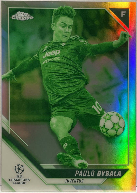 Paulo Dybala 202/225 Night Vision Topps Chrome UCL 2021/22