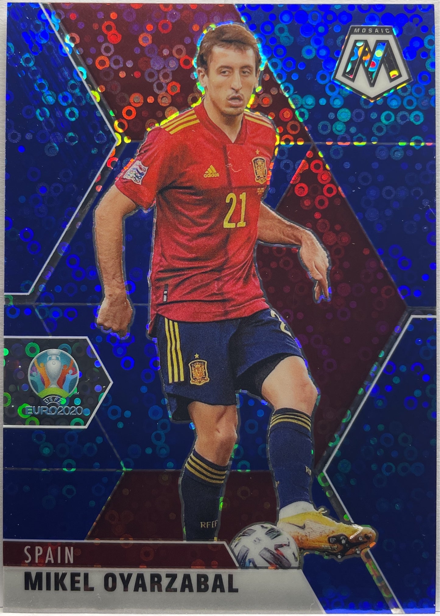 Mikel Oyarzabal 45/99 Blue Mosaic Uefa Euro 2020/21