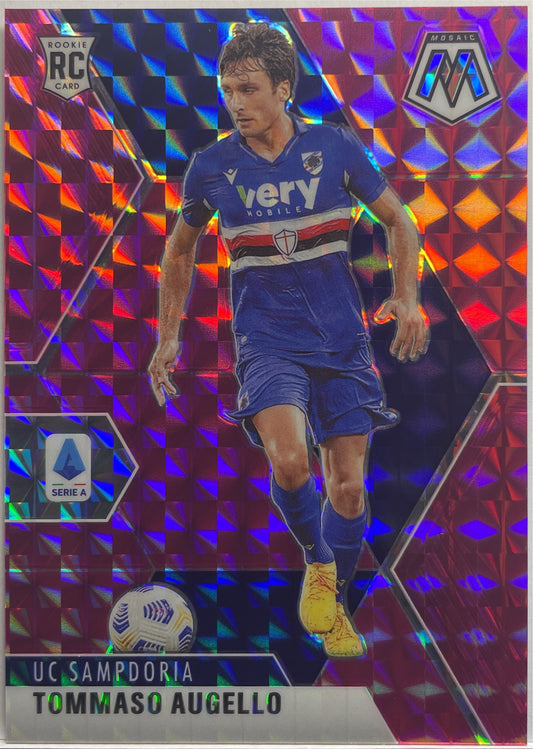 Tommaso Augello 1/25 Rookie Pink Mosaic Serie A 2020/21