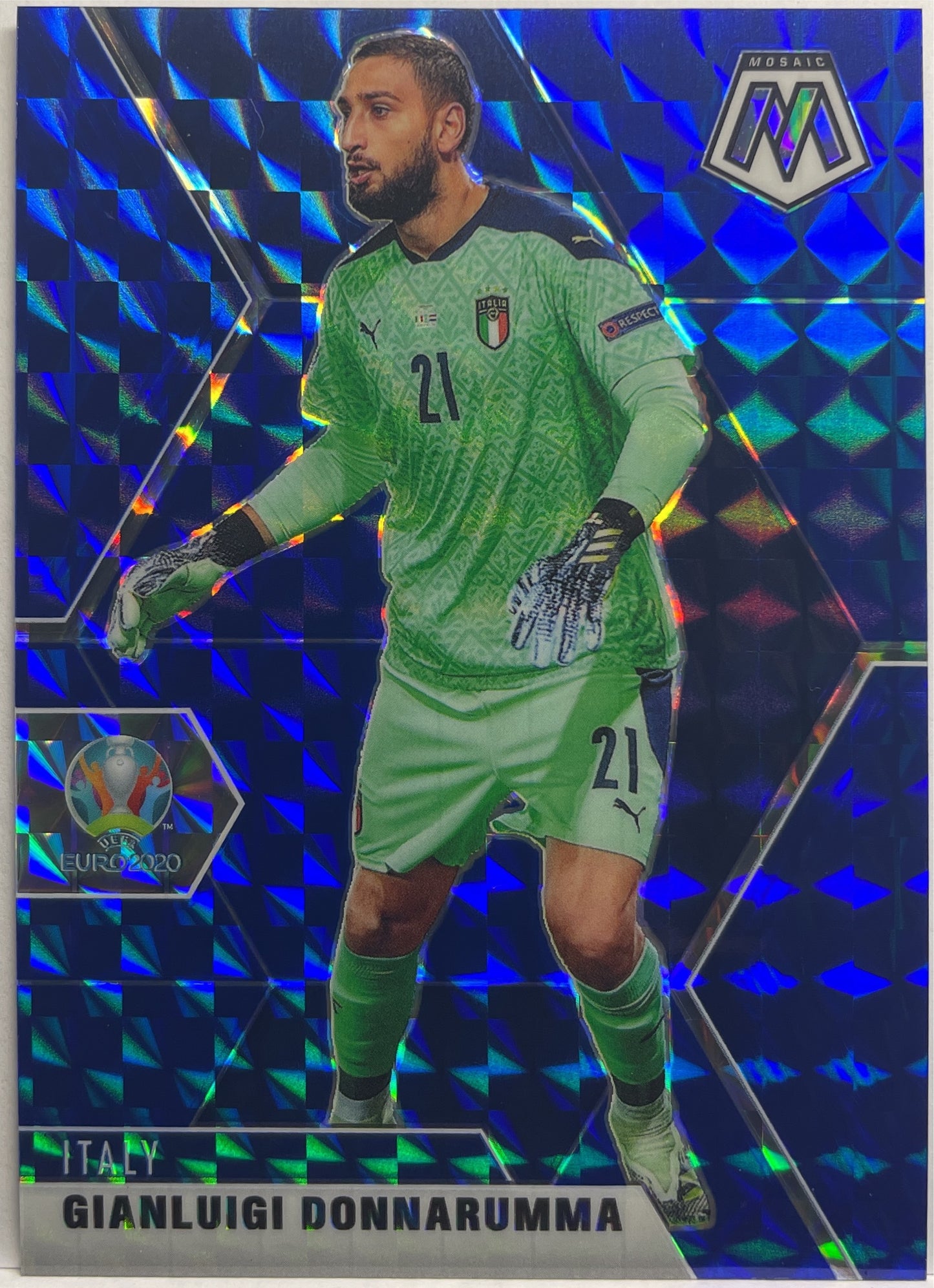 Gianluigi Donnarumma 78/99 Blue Mosaic Uefa Euro 2020/21