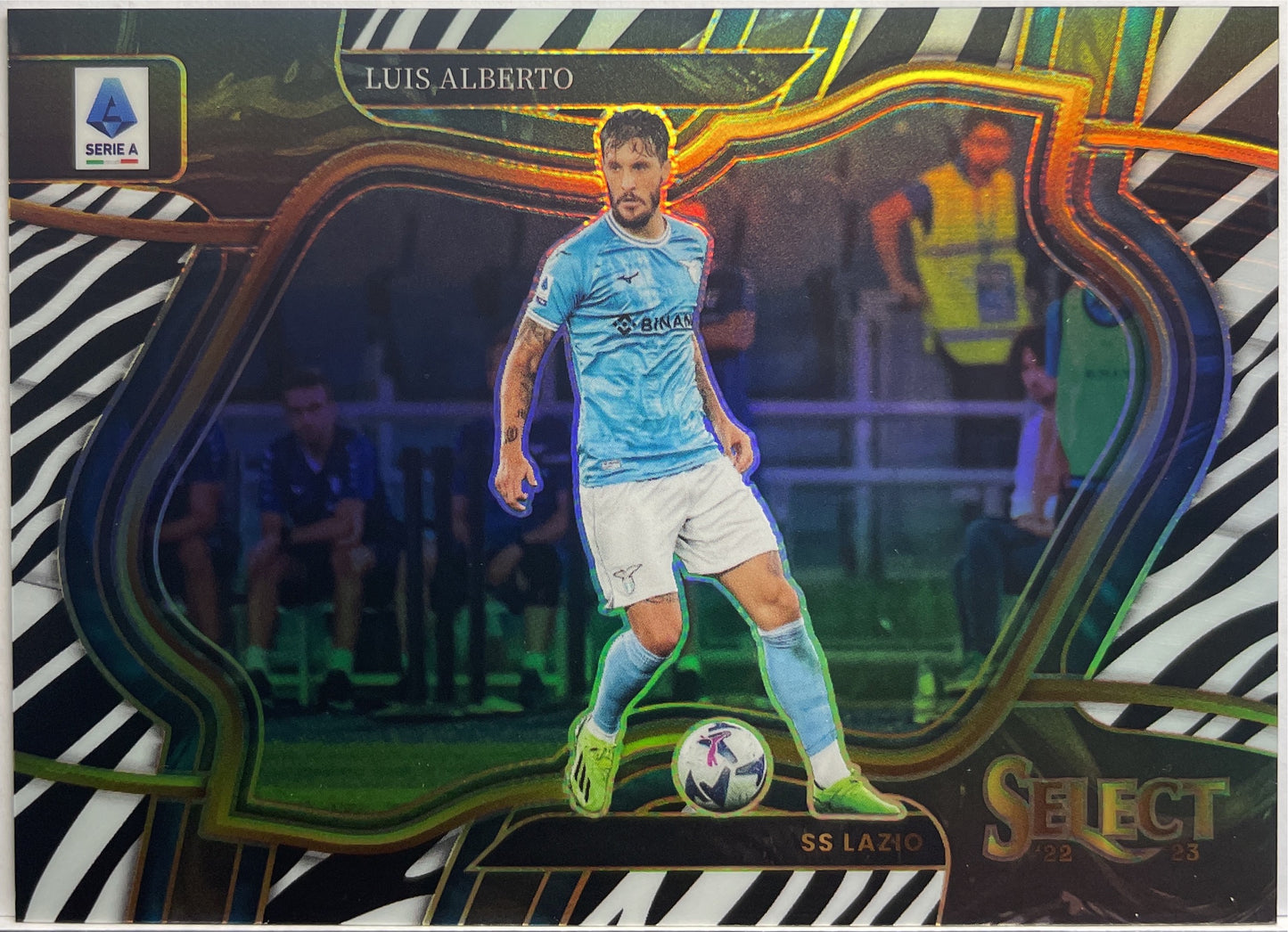 Luis Alberto 6/20 Zebra Field Level Select Serie A 2022/23