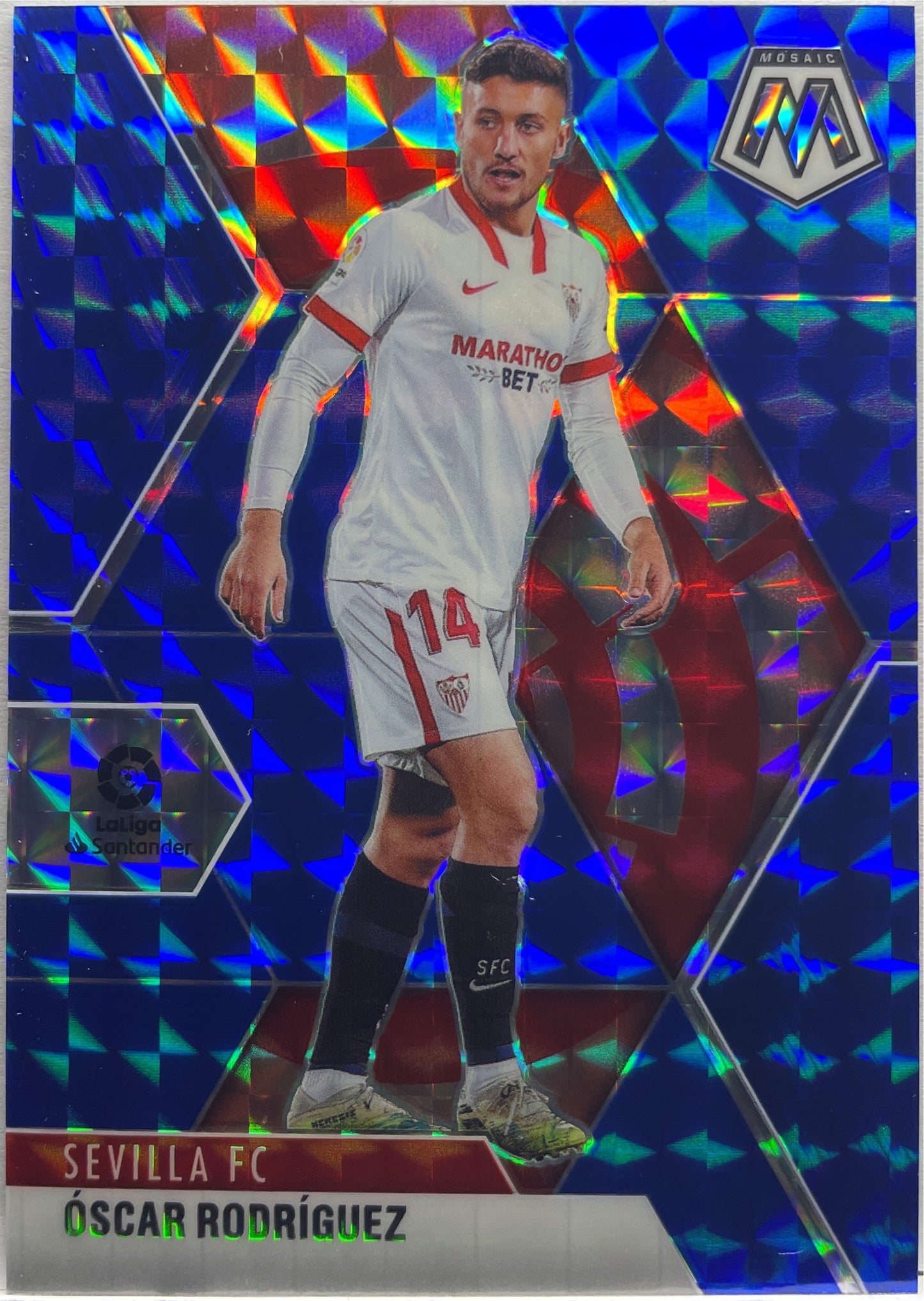 Oscar Rodriguez 20/99 Blue Mosaic La Liga 2020/21