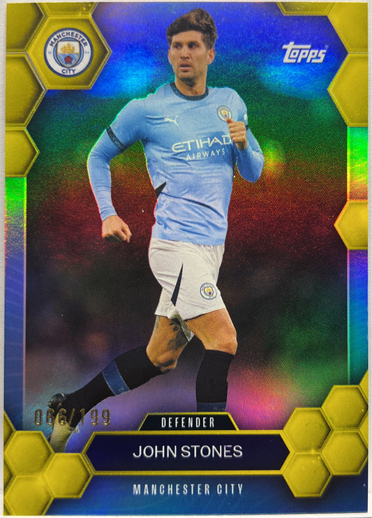 John Stones 66/199 Yellow Manchester City Fan Set 2024/25