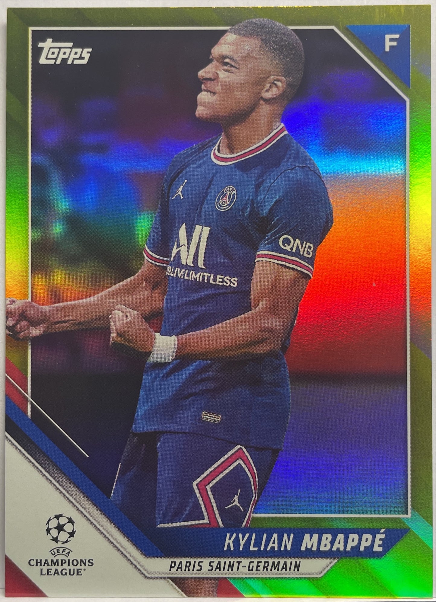 Kylian Mbappe 18/250 Topps UCL 2021/22