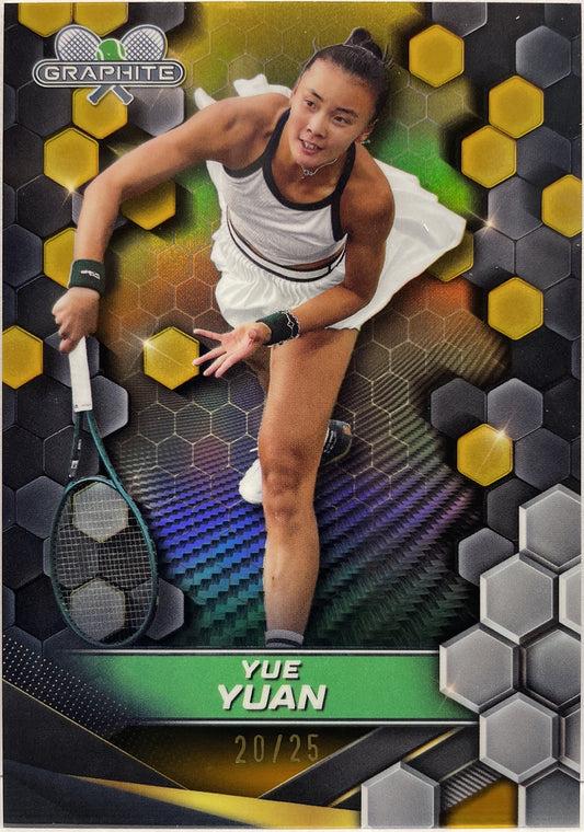 Yue Yuan 20/25 Gold Topps Tennis Graphite 2024