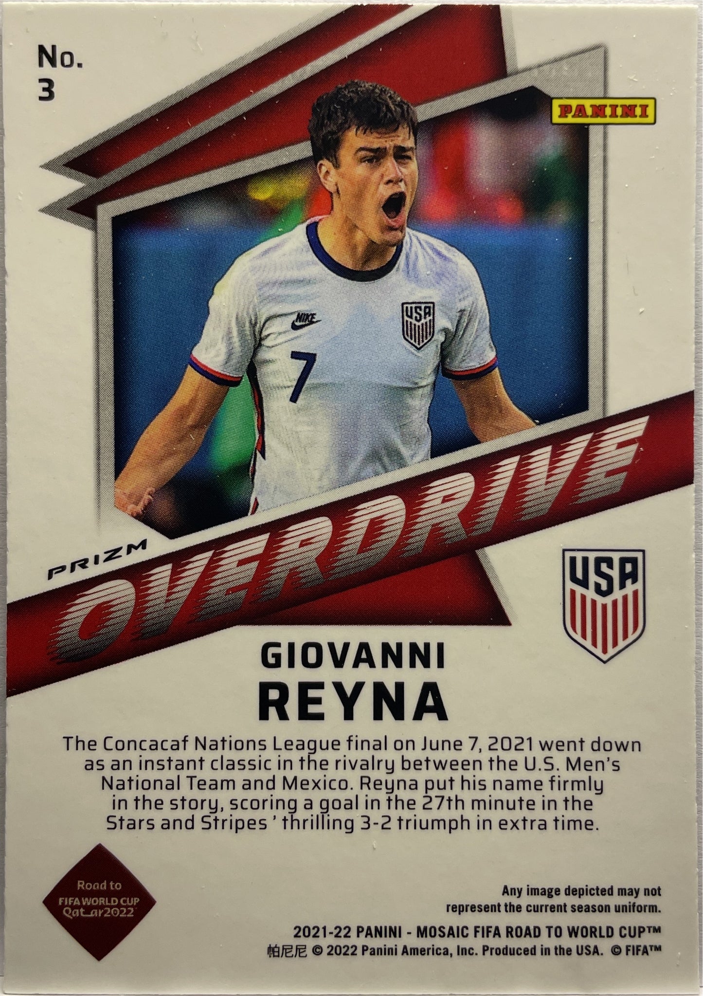 Giovanni Reyna Overdrive Mosaic Uefa Euro 2020/21