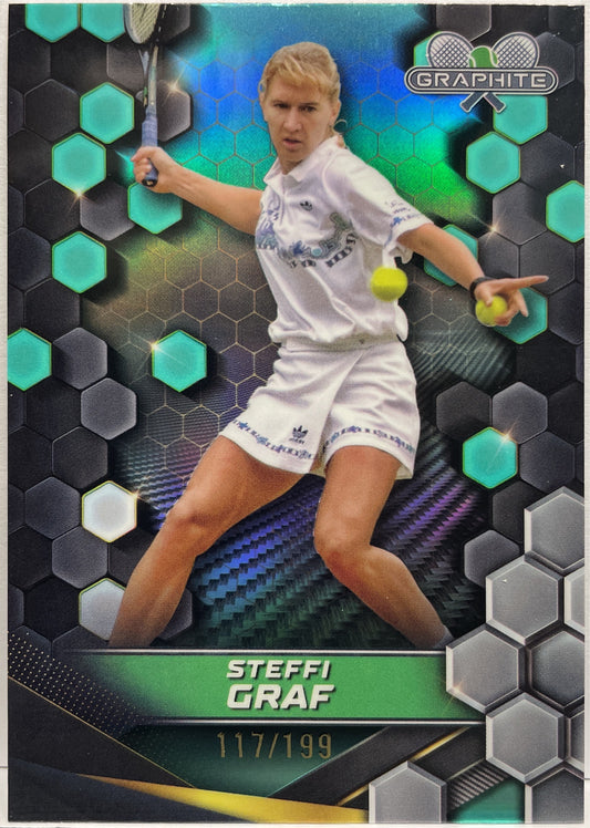 Steffi Graf 117/199 Aqua Topps Tennis Graphite 2024
