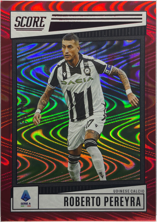 Roberto Pereyra 4/65 Red Swirl Score Serie A 2022/23