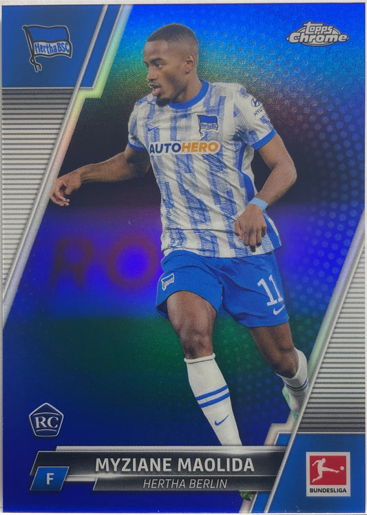 Myziane Maolida 27/150 Rookie Topps Chrome Bundesliga 2022/23