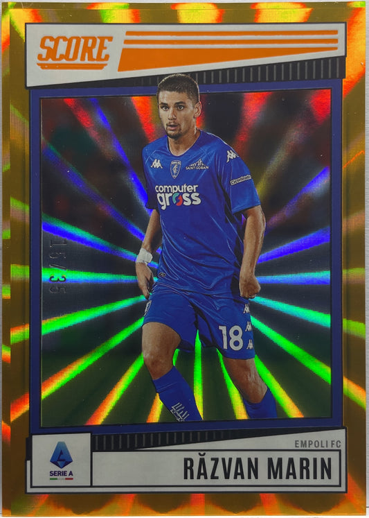 Razvan Marin 15/35 Orange Laser Score Serie A 2022/23