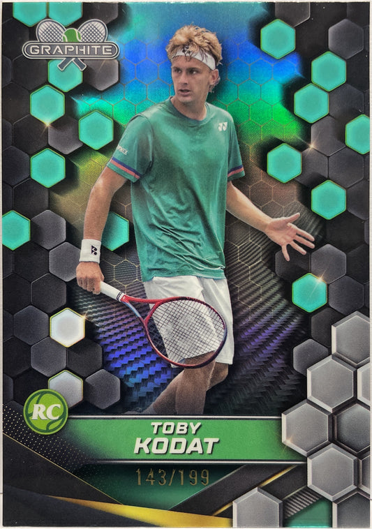Toby Kodat 143/199 Rookie Aqua Topps Tennis Graphite 2024