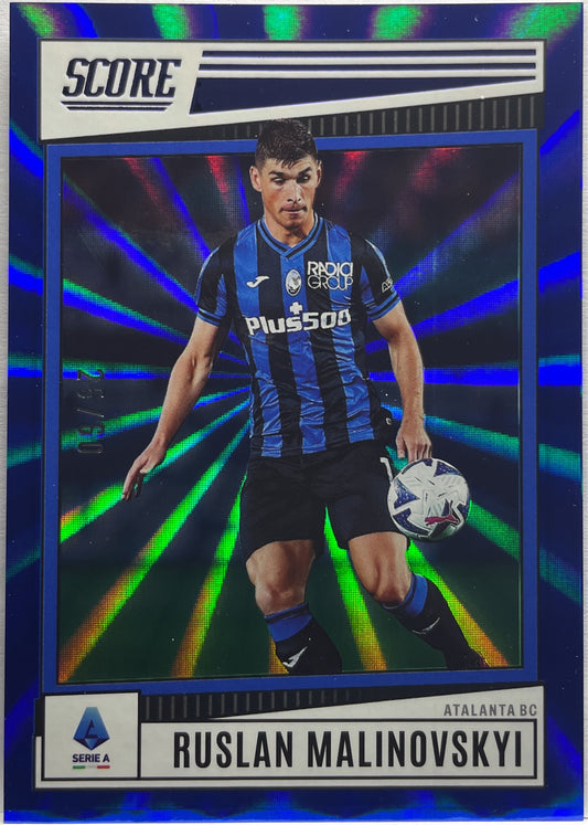 Ruslan Malinovskyi 25/60 Blue Laser Score Serie A 2022/23