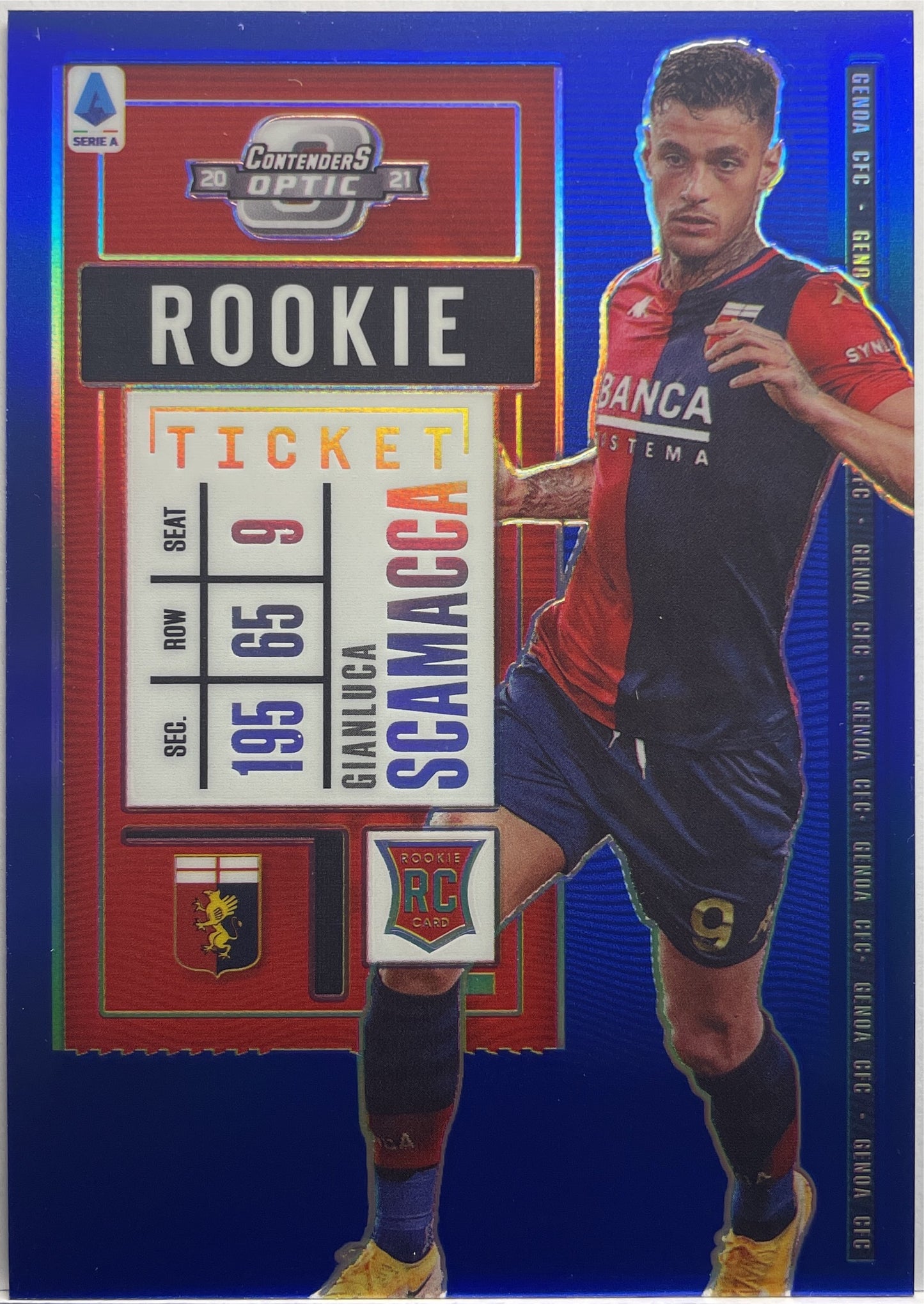 Gianluca Scamacca 7/49 Rookie Ticket Contenders 2020/21