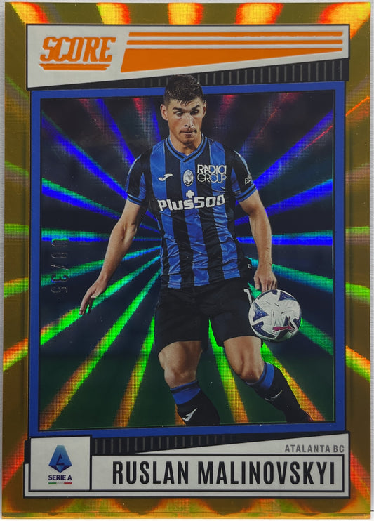 Ruslan Malinovskyi 8/35 Orange Laser Score Serie A 2022/23