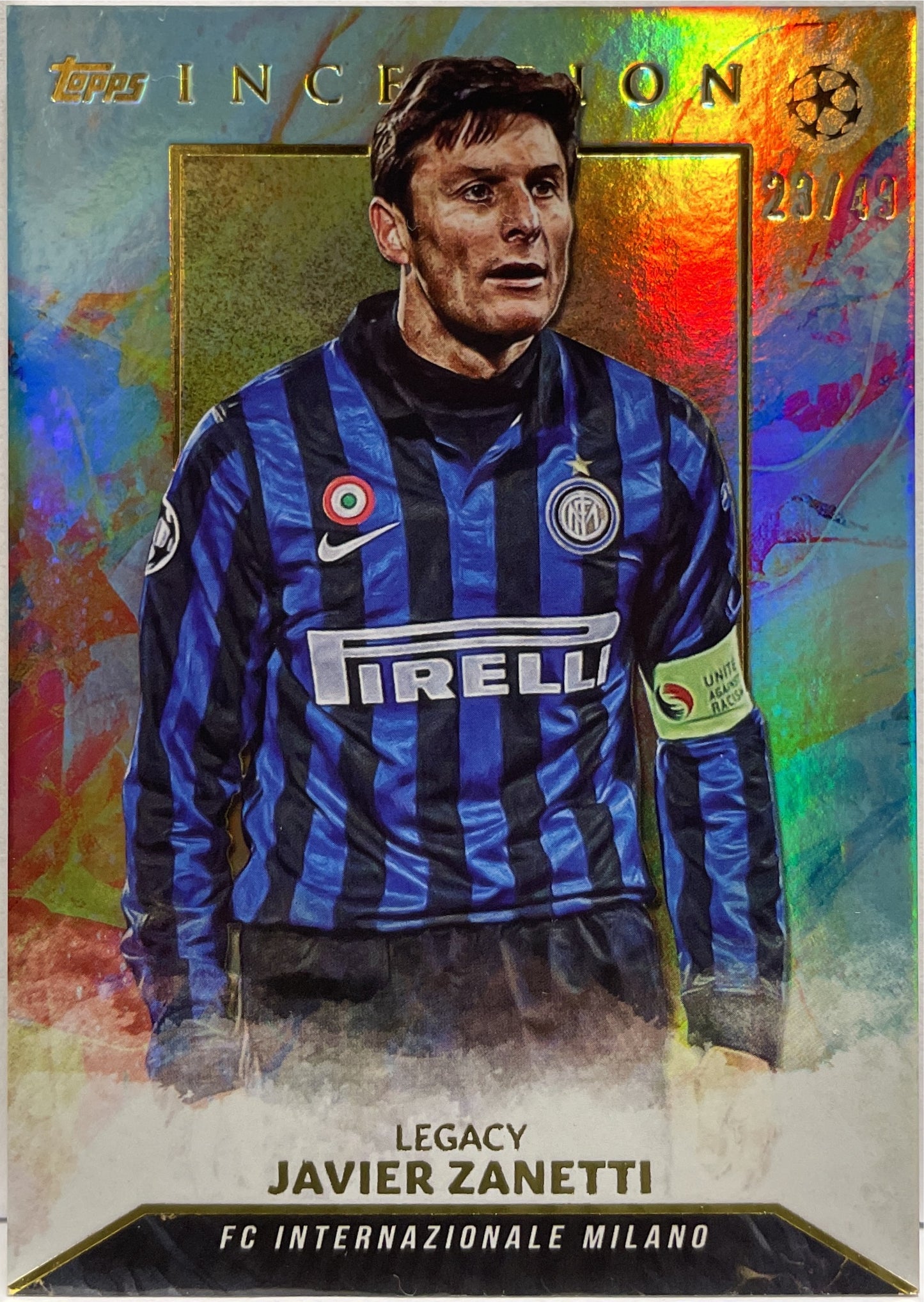Javier Zanetti 23/49 Legacy Topps Inception 2023/24