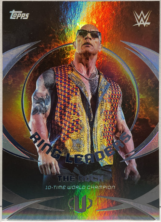 The Rock Ring Leaders Topps Universe WWE 2025